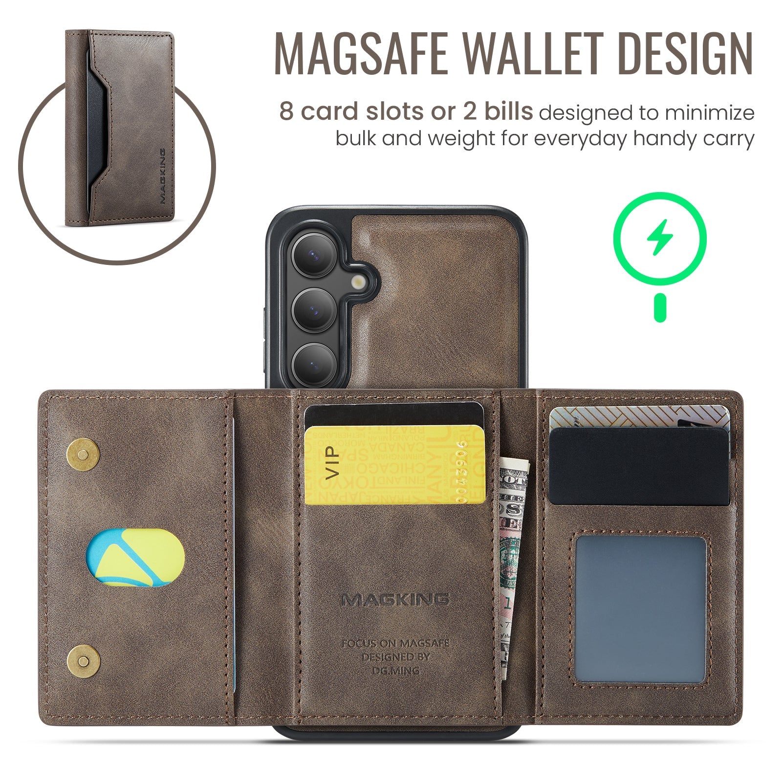 Galaxy S25 Plus Magsafe Wallet [Coffee]