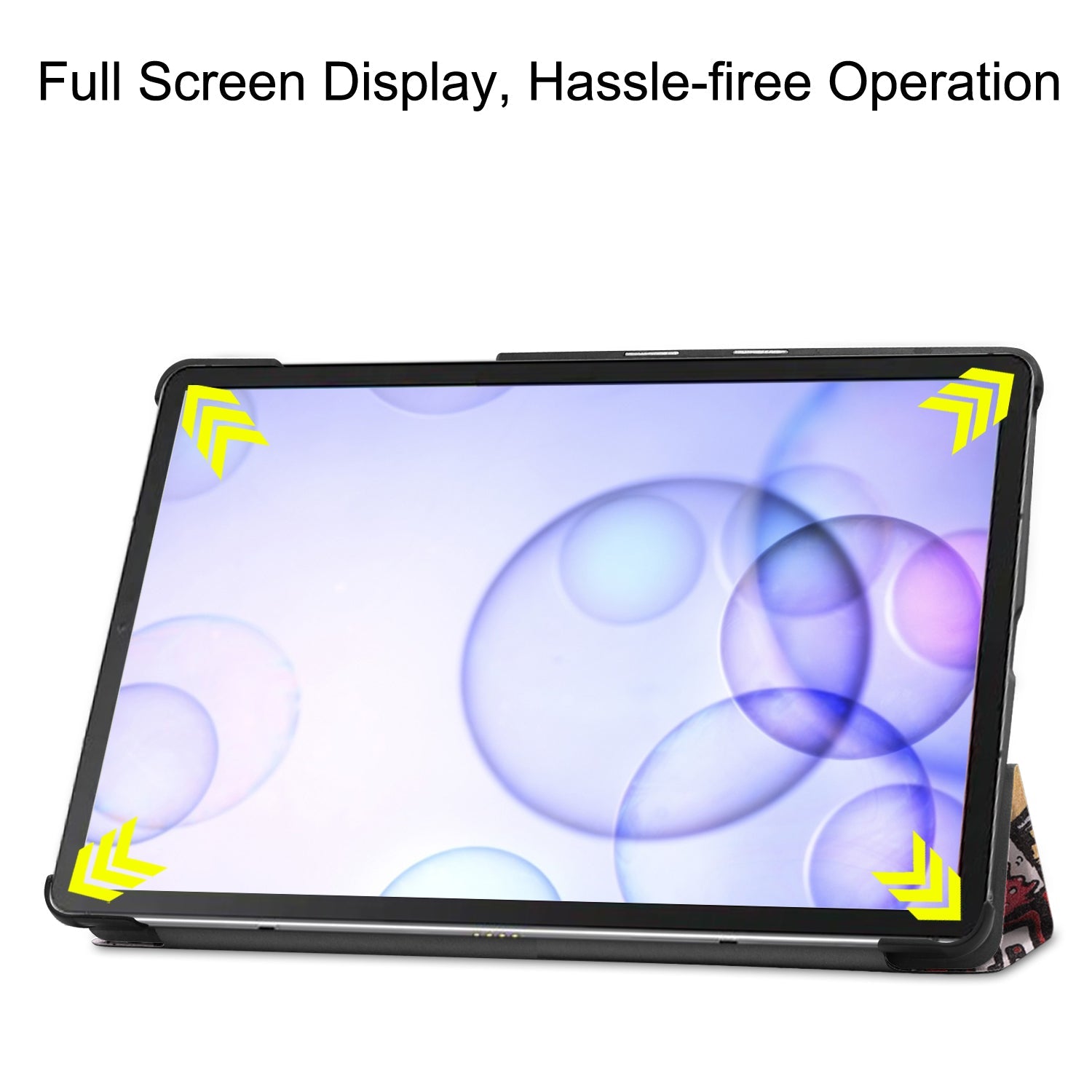 Galaxy Tab S6 T860 Designer Tri-Fold Case [Graffiti]