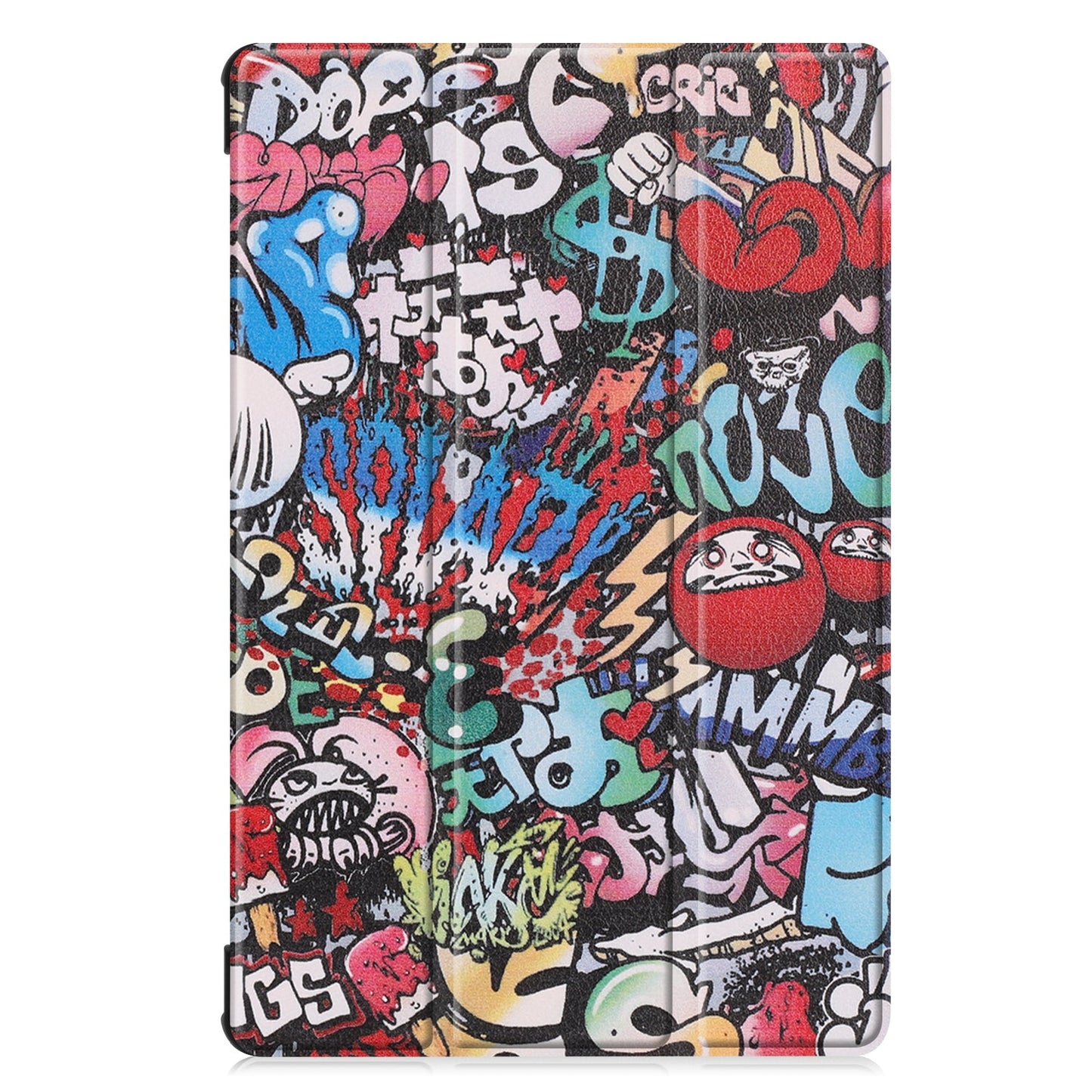 Galaxy Tab S6 T860 Designer Tri-Fold Case [Graffiti]