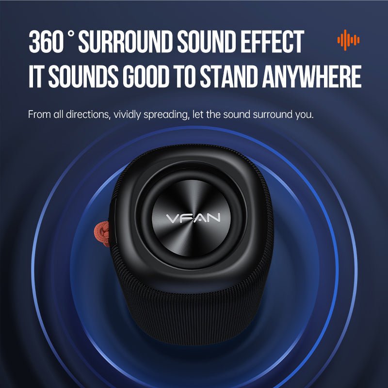 Vipfan 30W Bluetooth Speaker W/ Deep Bass, Strap, Ipx6 Waterproof (Bs08)