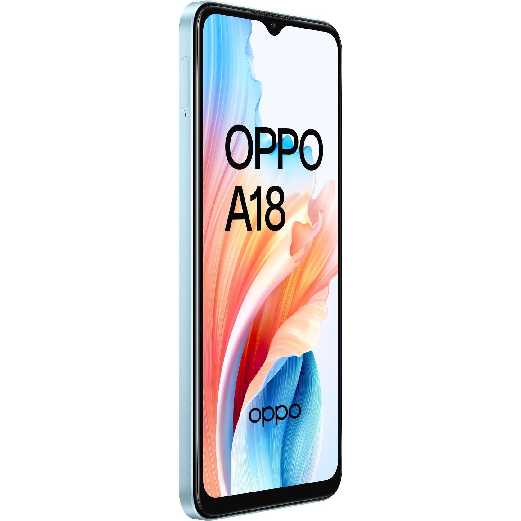 OPPO A18 Mobile Phone [128GB / 4GB RAM Glowing Blue]