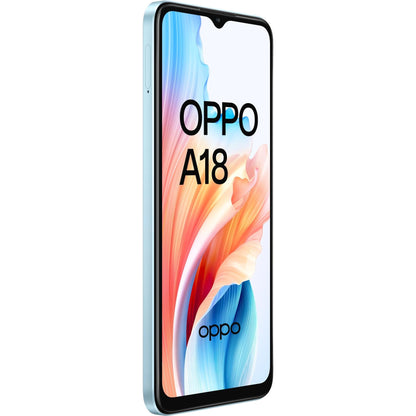 OPPO A18 Mobile Phone [128GB / 4GB RAM Glowing Blue]