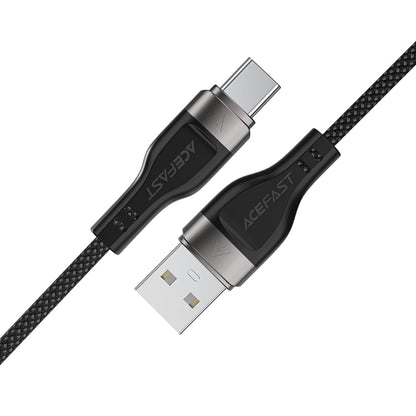 Acefast 3A/60W Super Durable Zinc Alloy Nylon Braided Cable w/ Magnetic Anti-Tangle (C11)3A USB-A to USB-C [ 3A USB-A to USB-C]