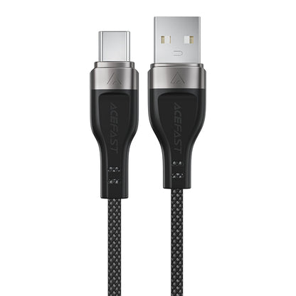 Acefast 3A/60W Super Durable Zinc Alloy Nylon Braided Cable w/ Magnetic Anti-Tangle (C11)3A USB-A to USB-C [ 3A USB-A to USB-C]