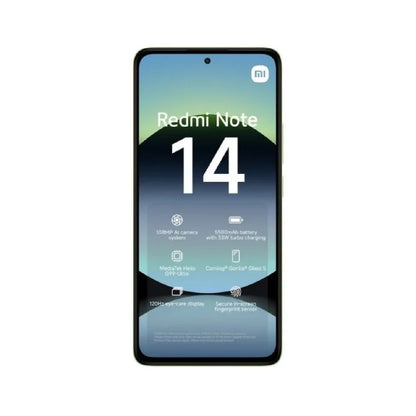 Xiaomi Redmi Note 14 4G Mobile Phone [ 256GB / 8GB RAM - Lime Green ]