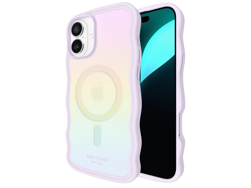 Kate Spade Wavy (MS) (RC) - iPh 16 Plus-Opal Iridescent