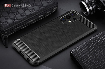 Galaxy A32 4g Carbon Fibre Case [Black]