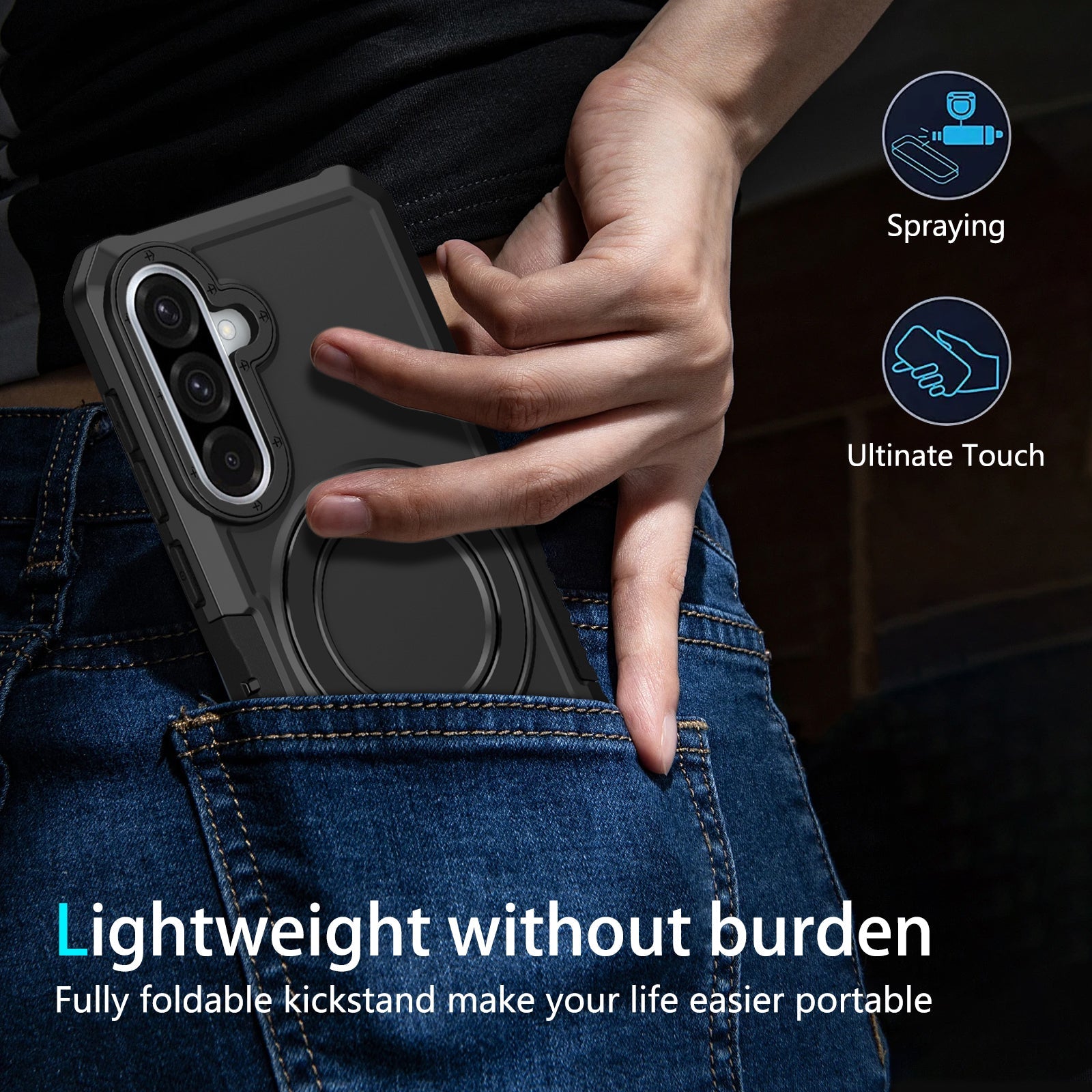 Samsung Galaxy A56 5G Heavy Duty Case [Black]