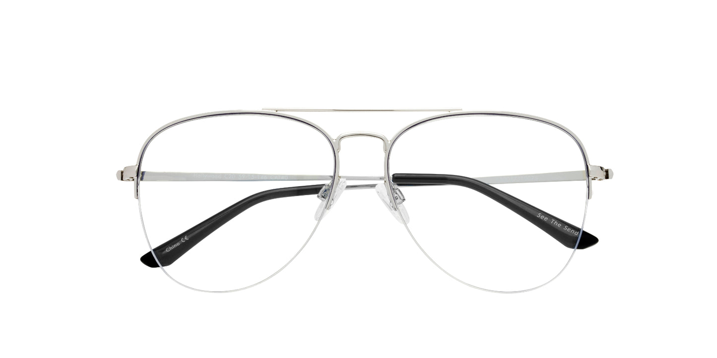 Prive Revaux Hollywood Blue Light Glasses [Silver]