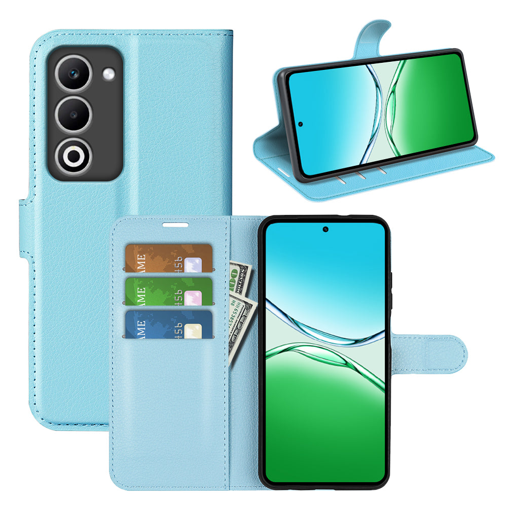 Oppo A5 4g / 5g Pu Wallet Case [Lightblue]