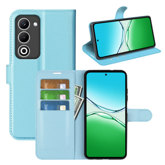 Oppo A5 4g / 5g Pu Wallet Case [Lightblue]