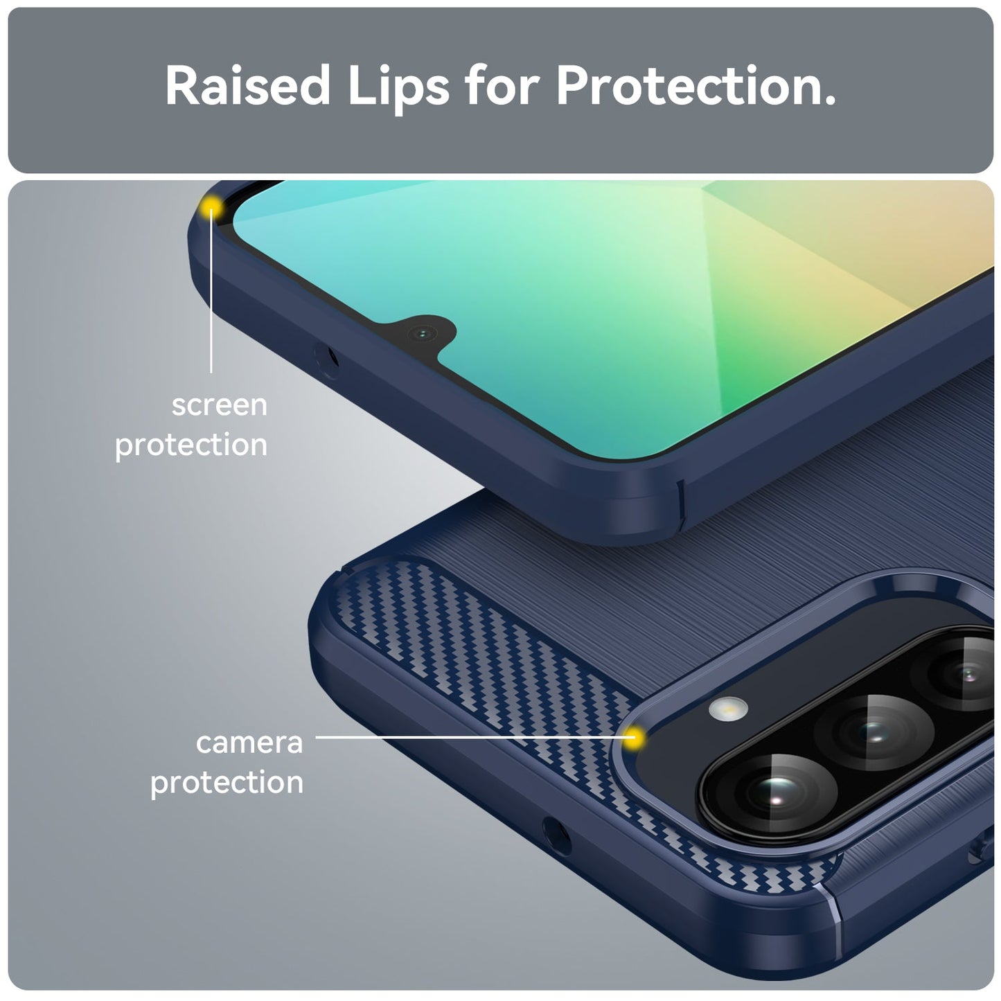 Samsung Galaxy A26 5G Carbon Fibre Case [Navy]