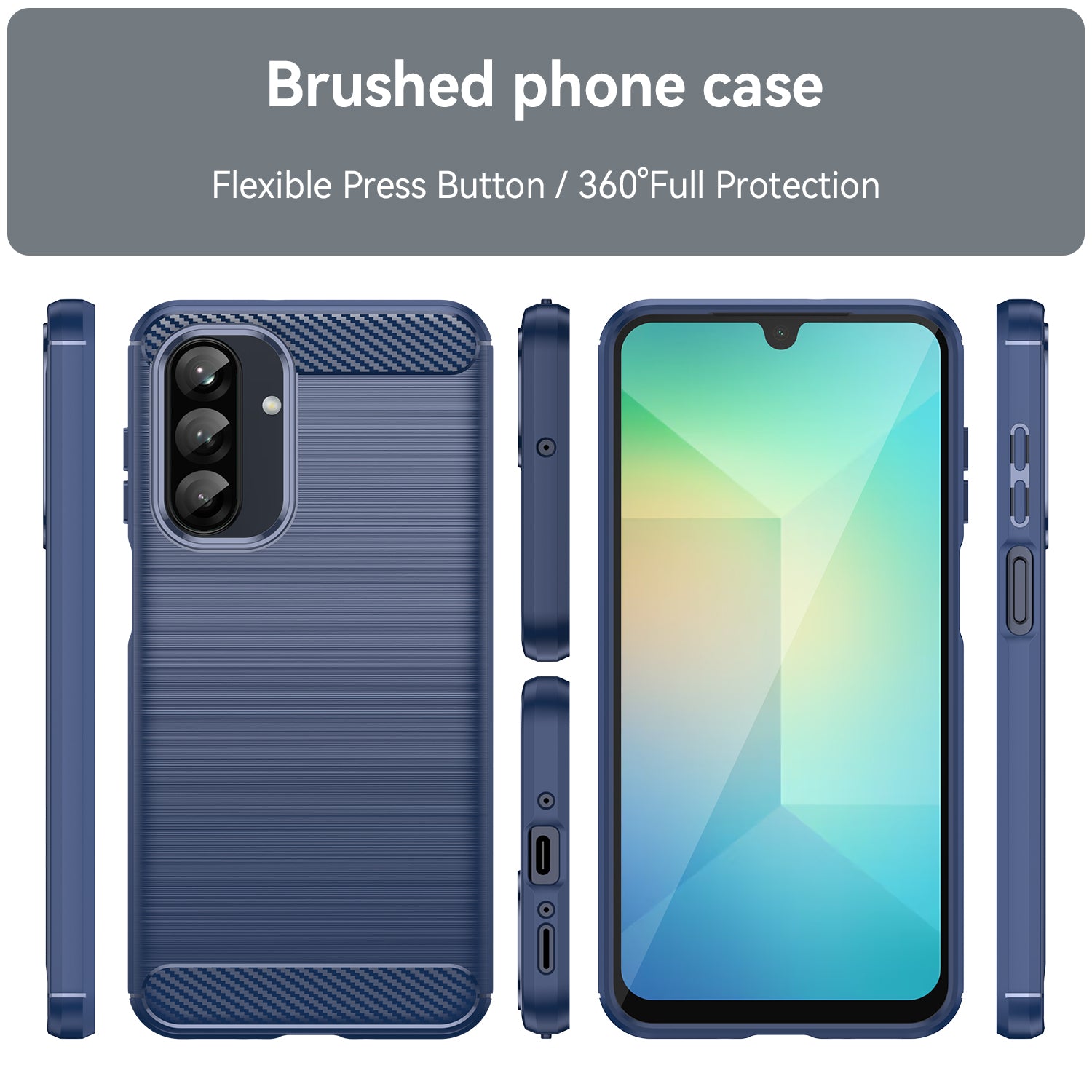 Samsung Galaxy A26 5G Carbon Fibre Case [Navy]