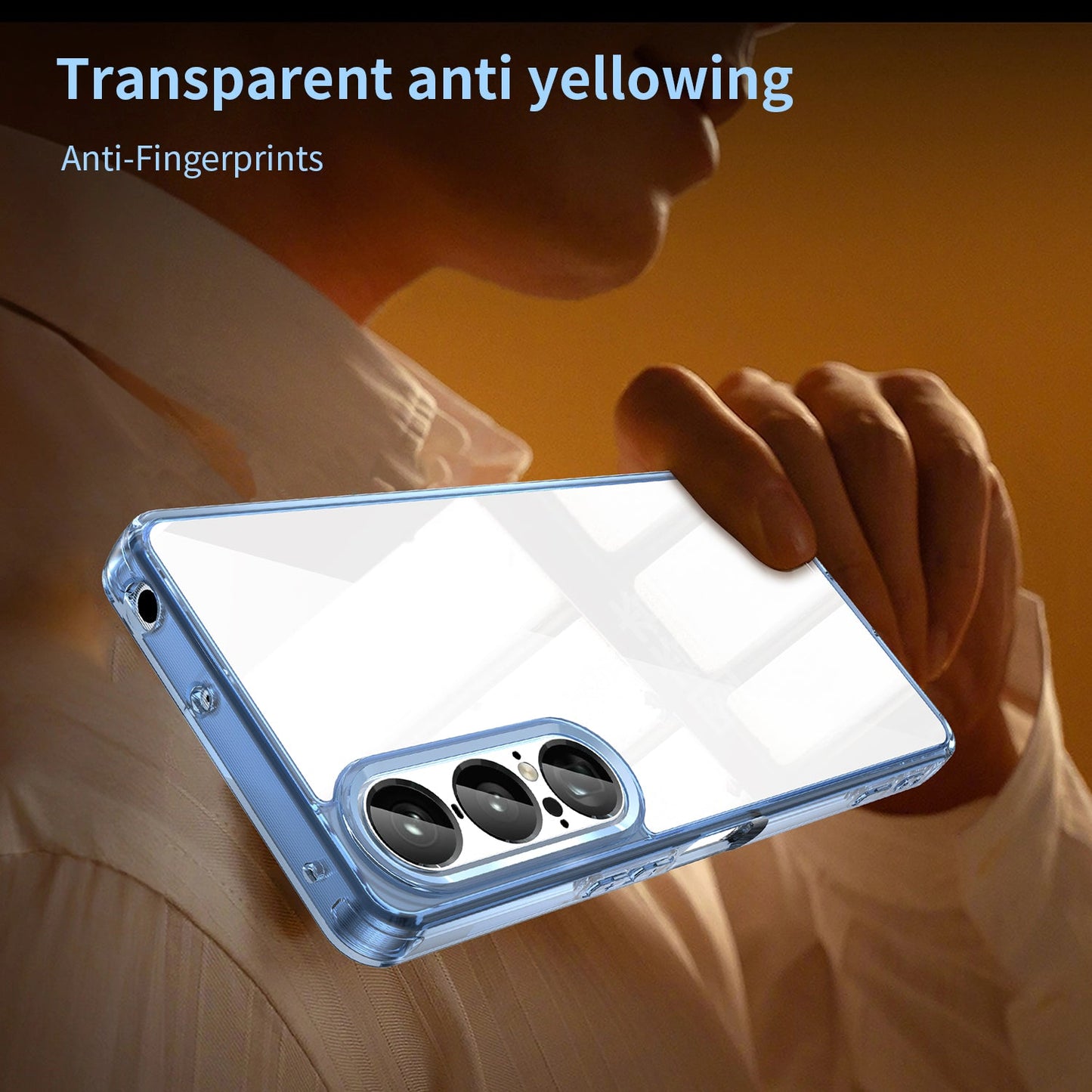 Sony Xperia 1 Vii Soft Gel Case [Clear Blue]