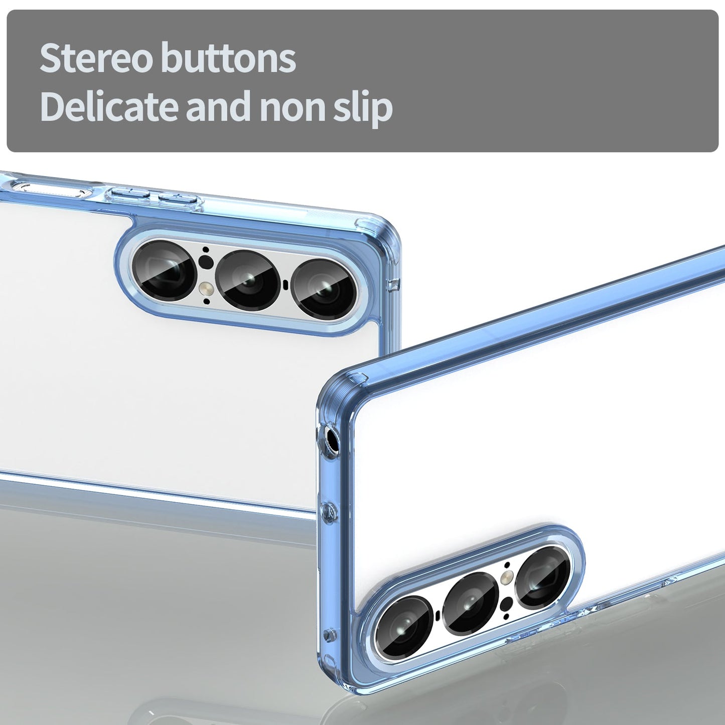 Sony Xperia 1 Vii Soft Gel Case [Clear Blue]