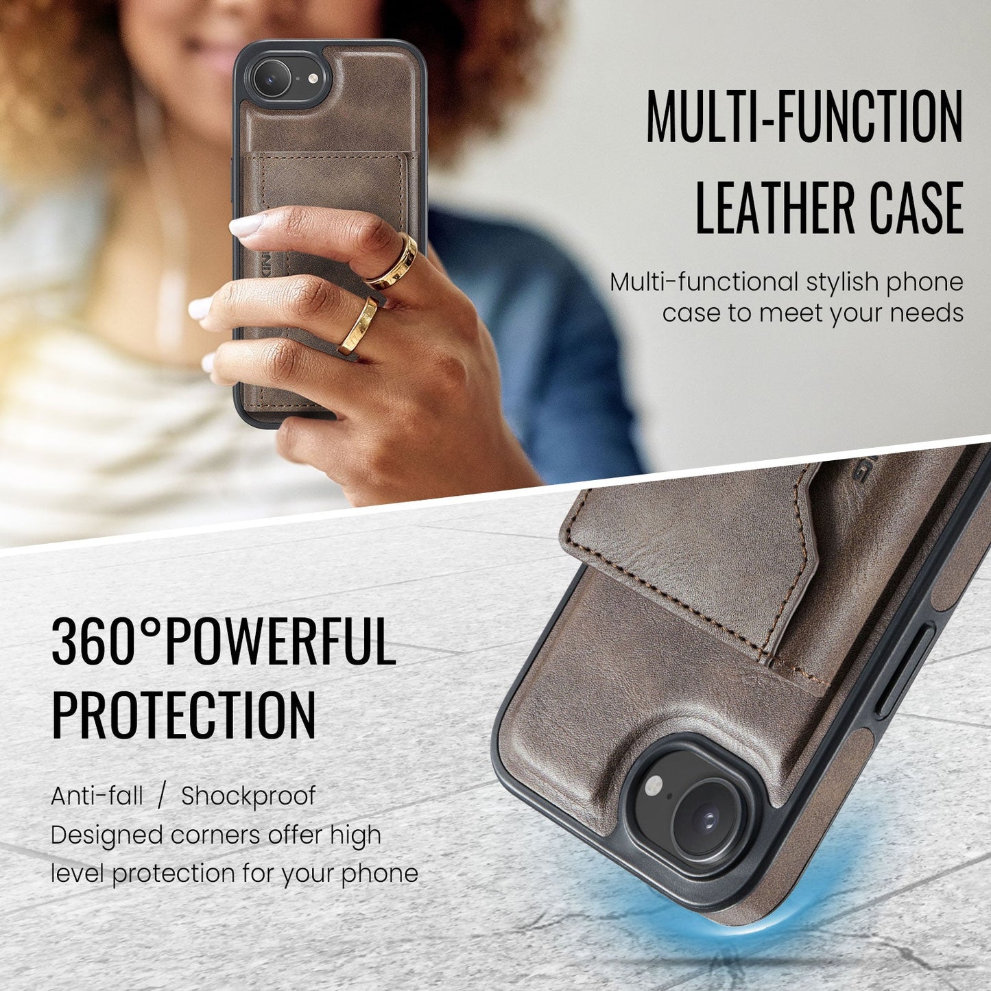 Iphone 16E Magsafe Wallet [Coffee]