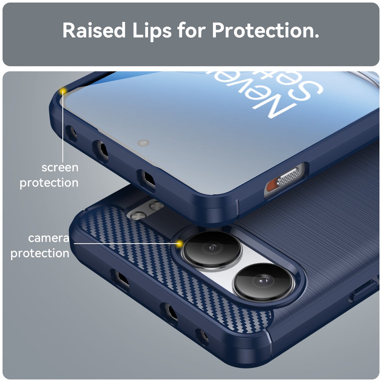 Oneplus Nord 4 Carbon Fibre Case [Navy]