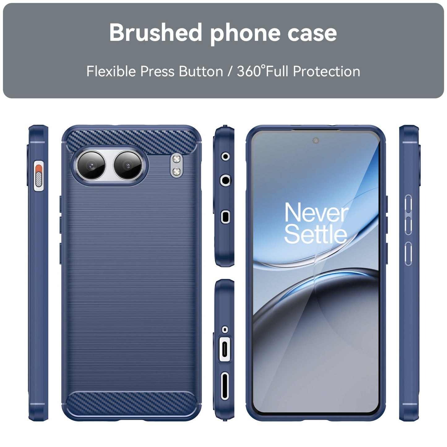 Oneplus Nord 4 Carbon Fibre Case [Navy]