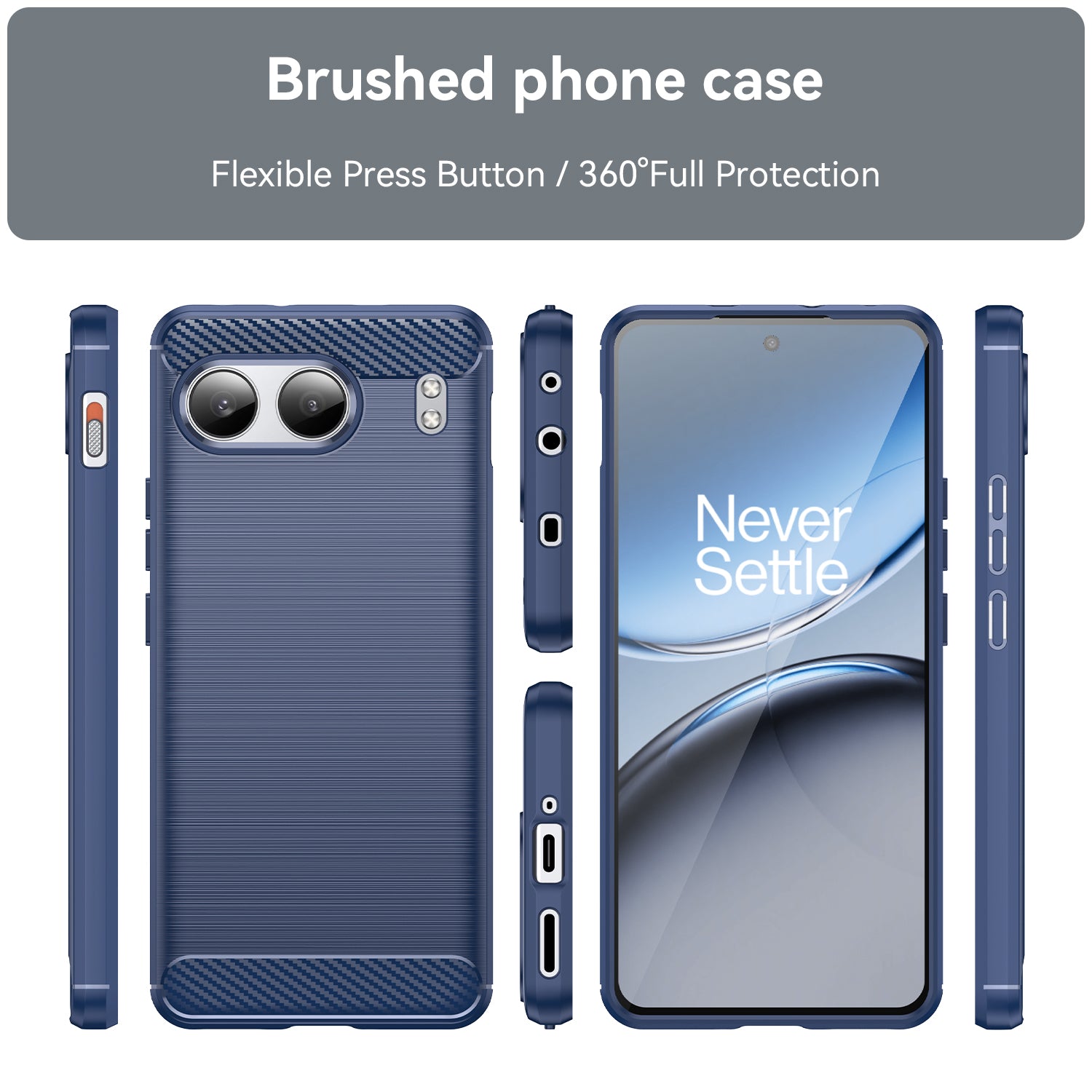 Oneplus Nord 4 Carbon Fibre Case [Navy]