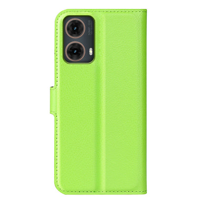 Moto G85 Pu Wallet Case [Green]