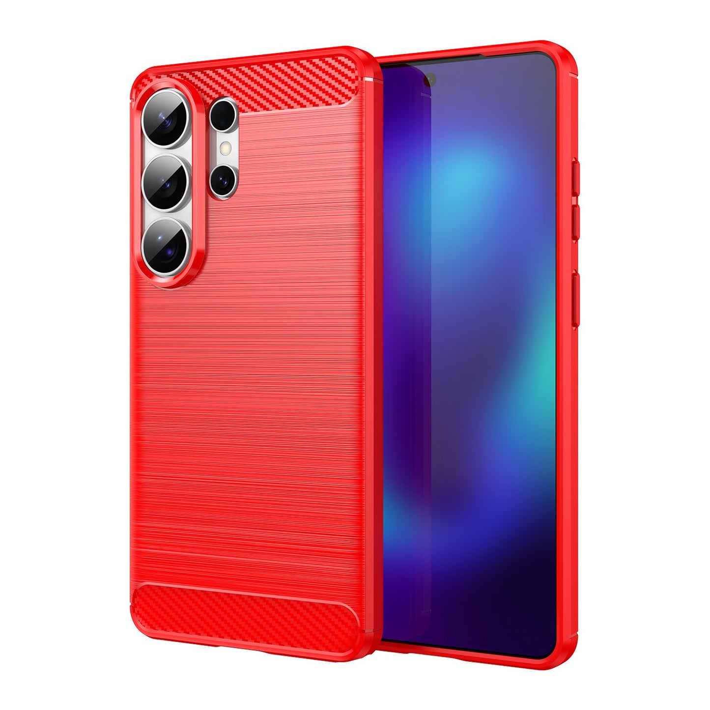 Galaxy S26 Ultra Carbon Fibre Case [Red]