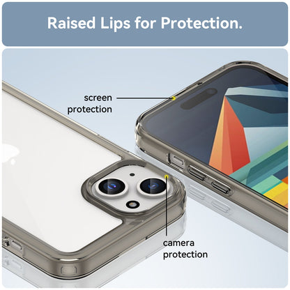 Iphone 15 Plus Soft Gel Case [Clear Grey]