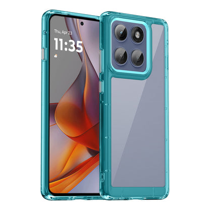 Moto Edge 60 Pro Soft Gel Case [Clear Blue]