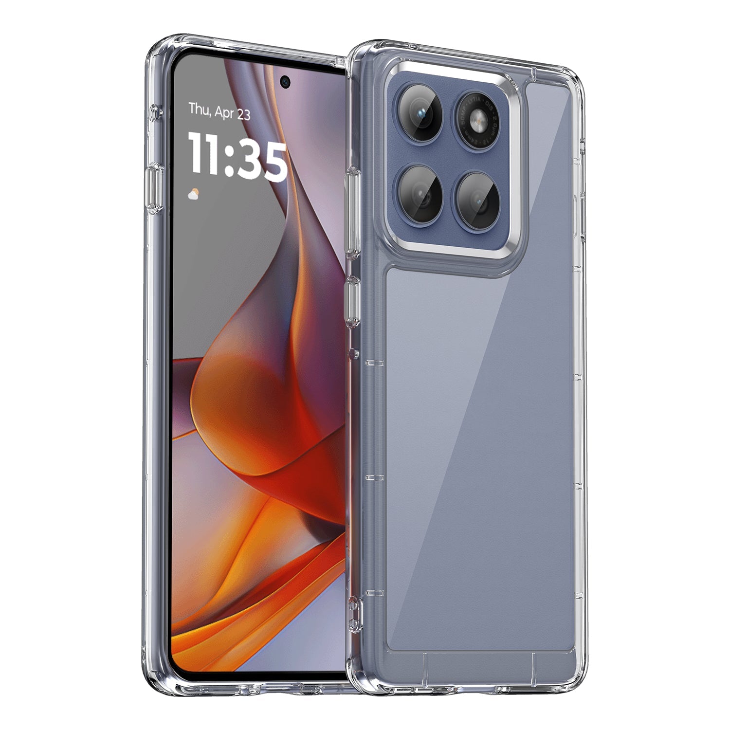 Moto Edge 60 Pro Soft Gel Case [Clear]