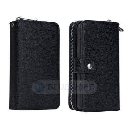 Samsung Galaxy Note 5 Zipper Wallet Case Black