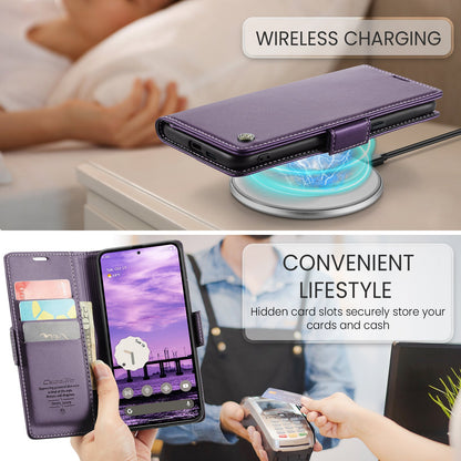 Google Pixel 9A Pu Wallet Case [Purple]