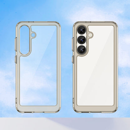 Galaxy S25 Soft Gel Bumper Case [Clear Grey]