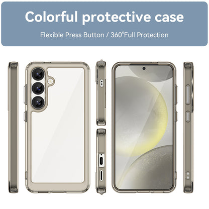 Galaxy S25 Soft Gel Bumper Case [Clear Grey]