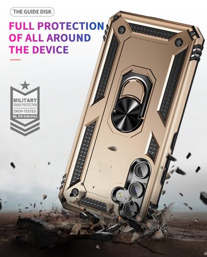 Galaxy A54 5G Military Armour Ring Case [Gold]