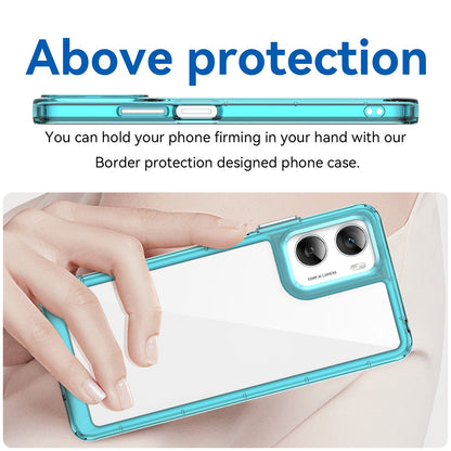Moto G06 Soft Gel Case [Clear Blue]