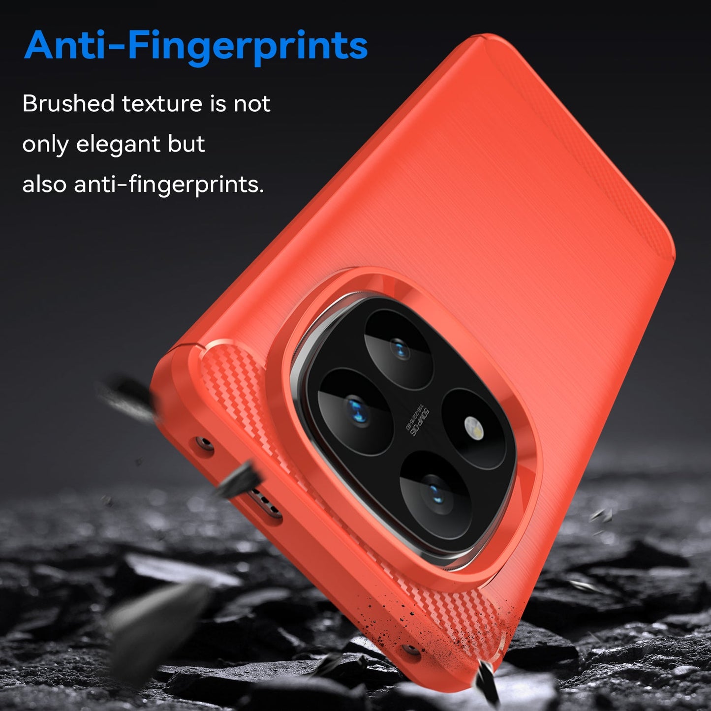 Xiaomi Redmi Note 14 Pro Plus 5G Carbon Fibre Case [Red]