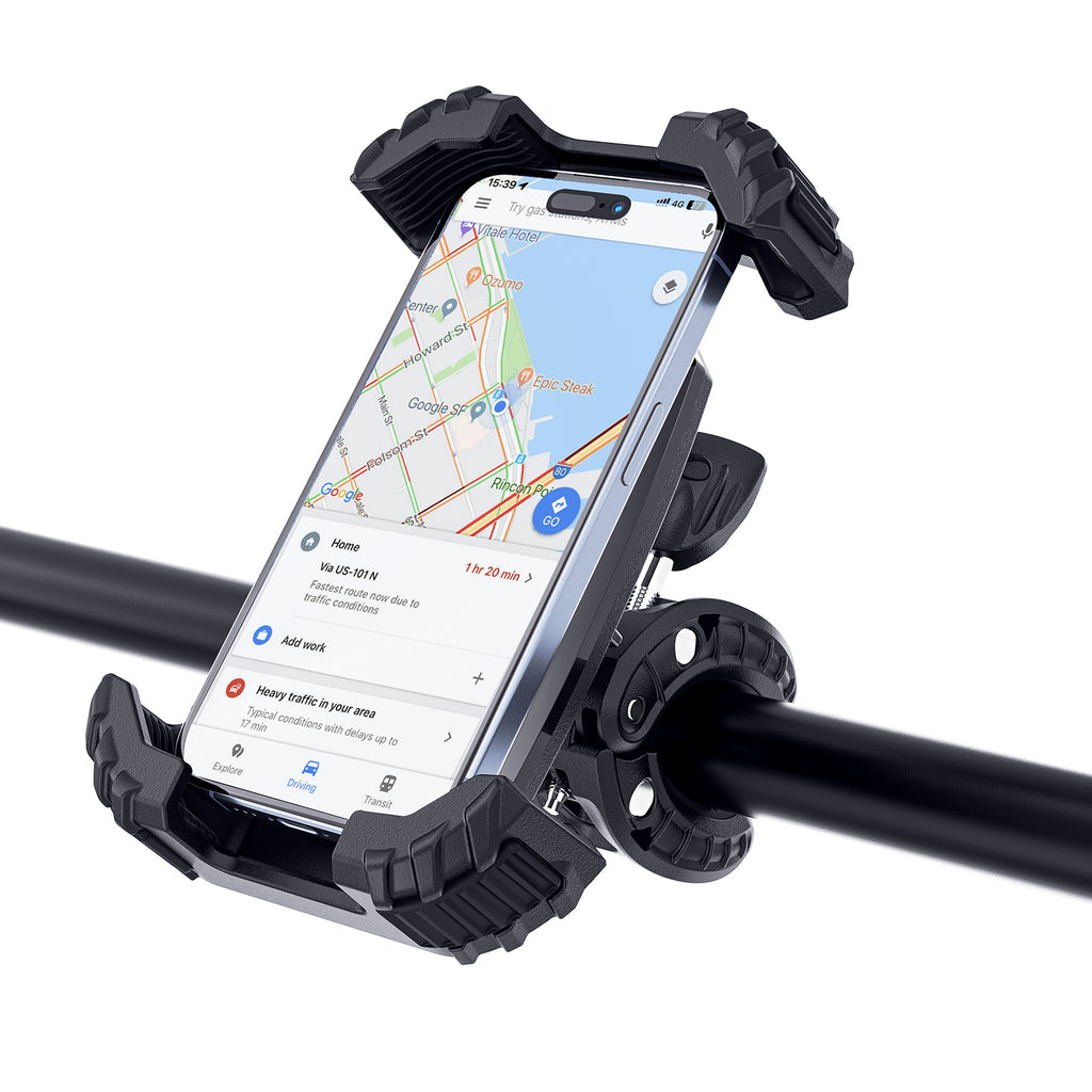 Acefast Premium Bike / Motorbike Phone Holder w/ Anti Skid & Shock Absorbing (D23)