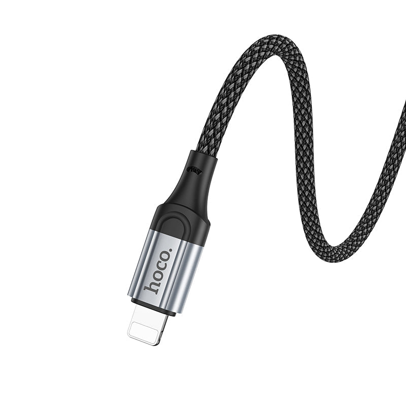 Hoco Fast Charging Nylon Braided USB Cable (X102) [ Lightning]