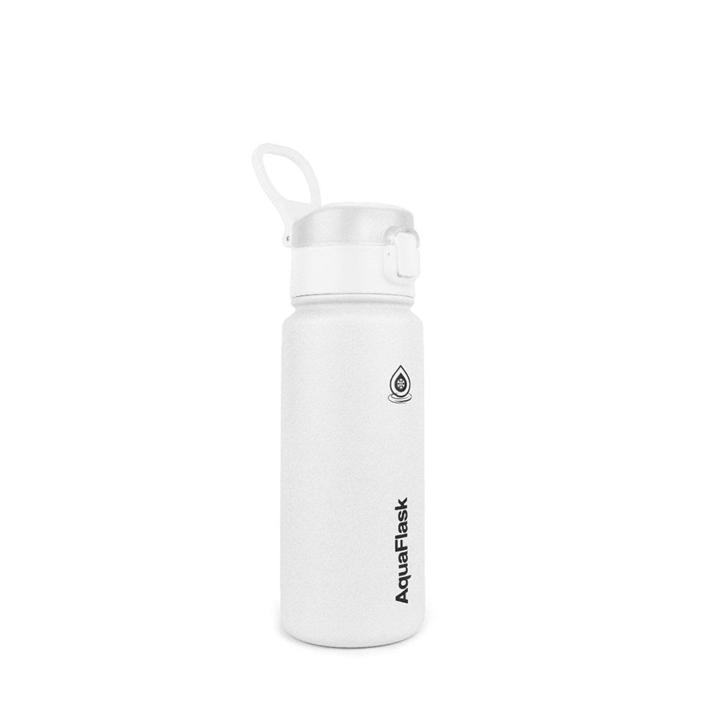 AquaFlask Sip Water Bottle - 18oz Arctic White