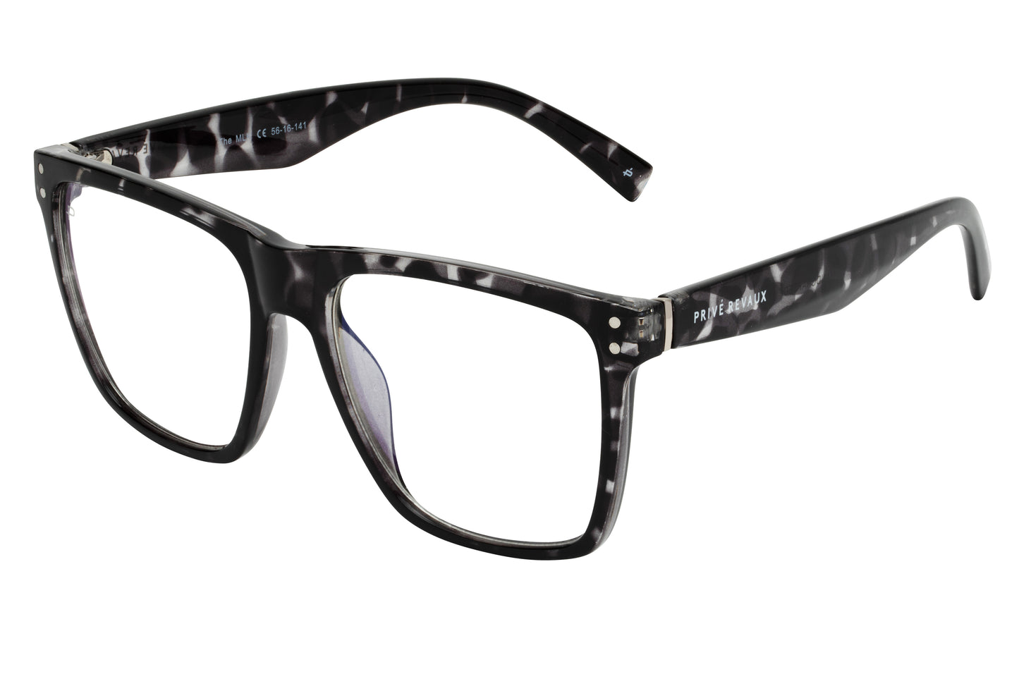 Prive Revaux The Visionary Blue Light Glasses [Gunmetal Tort/Clear]