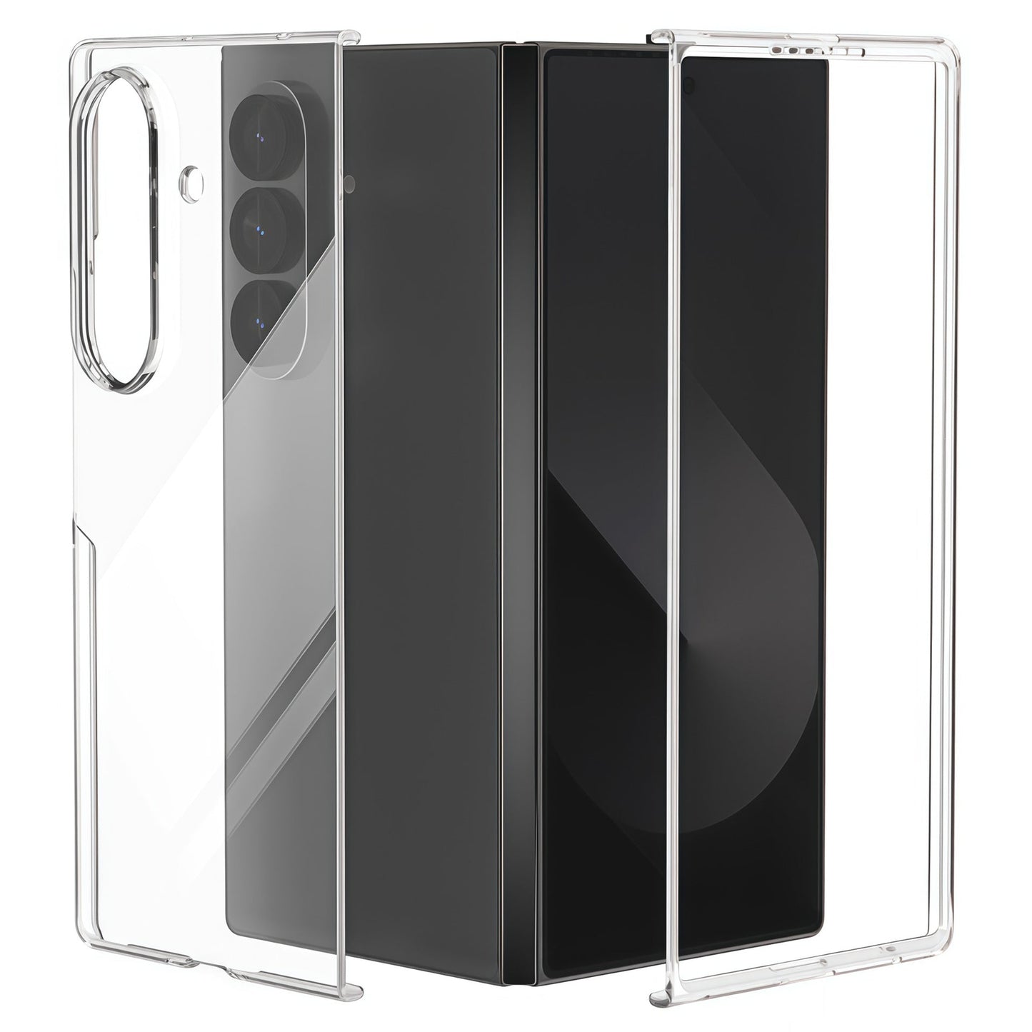 Galaxy Z Fold 7 Clear Hard Pc Case [Clear]