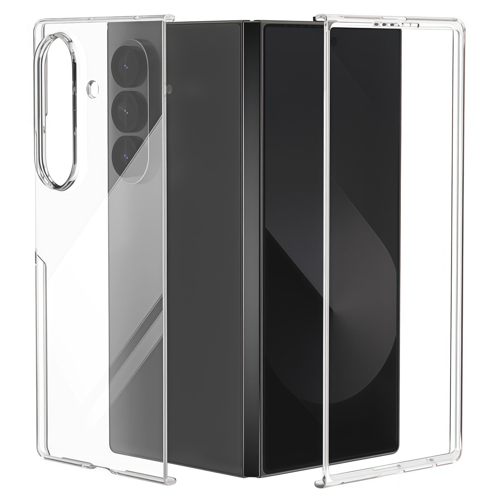 Galaxy Z Fold 7 Clear Hard Pc Case [Clear]