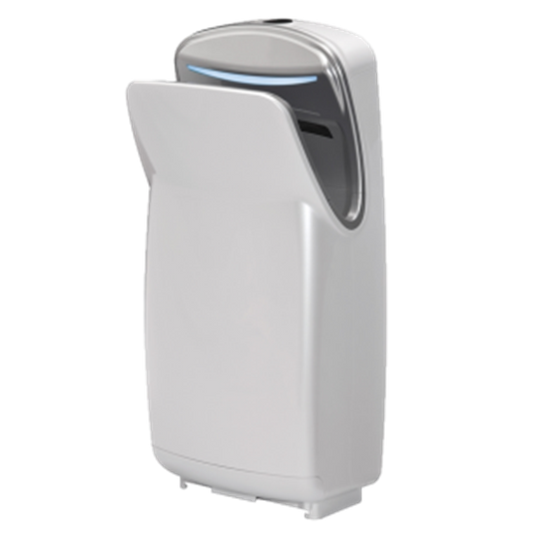 JETDRYER Executive 2 1000W Hygienic Auto-Sensing Hand Dryer. Dries Hands in 10 Seconds. HEPA Filter, Quiet 70dBA, 20 Seconds Auto-shut Off, Removable Drip Collection Tray. White Colour.