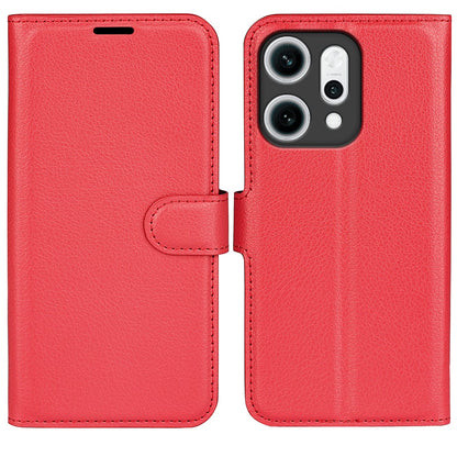 Oppo Reno 14 Pro 5g Pu Wallet Case [Red]