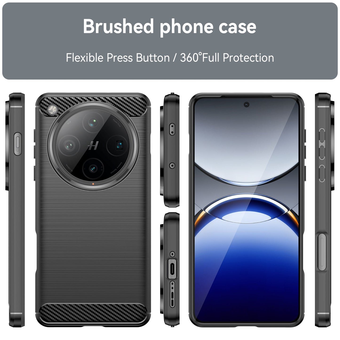 Oppo Find X8 Pro Carbon Fibre Case [Black]