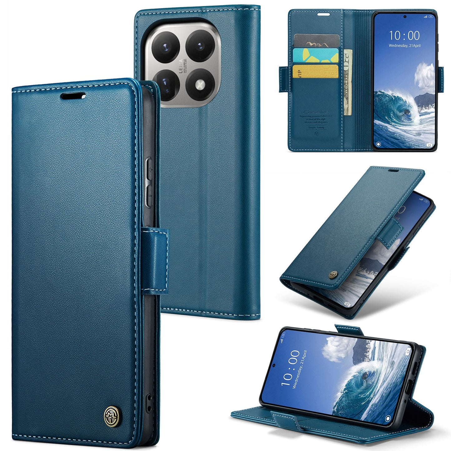 Xiaomi 15t Pu Wallet Case [Navy]