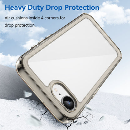 Apple iPhone 16E Soft Gel Case [Clear Grey]