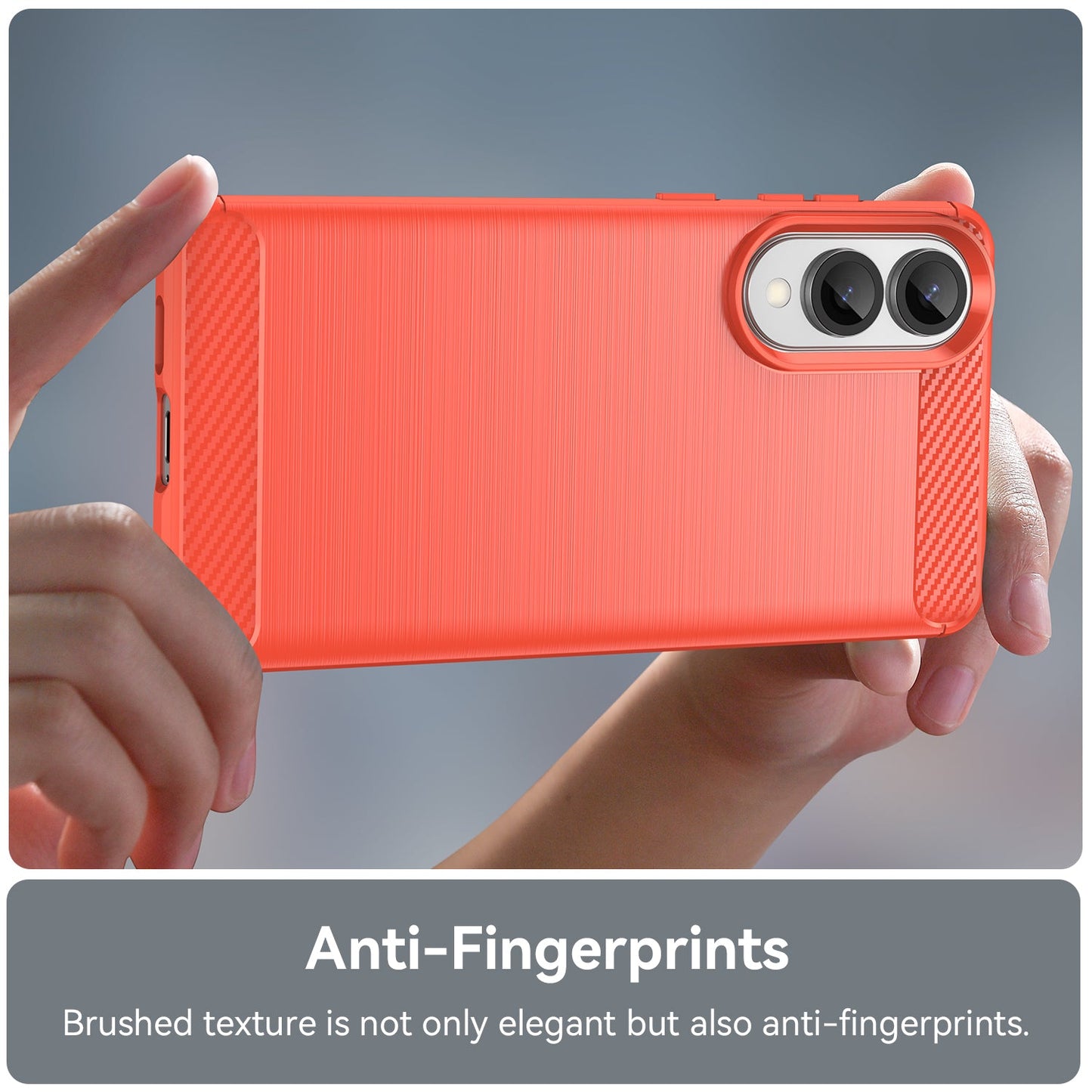 Samsung Galaxy S25 Edge Carbon Fibre Case [Red]