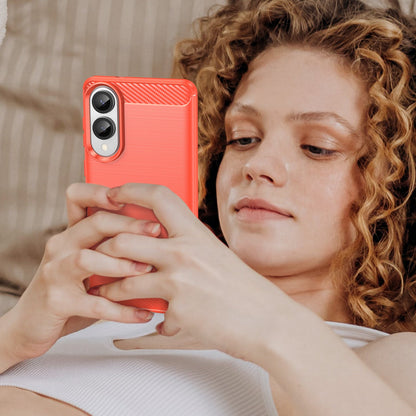 Samsung Galaxy S25 Edge Carbon Fibre Case [Red]