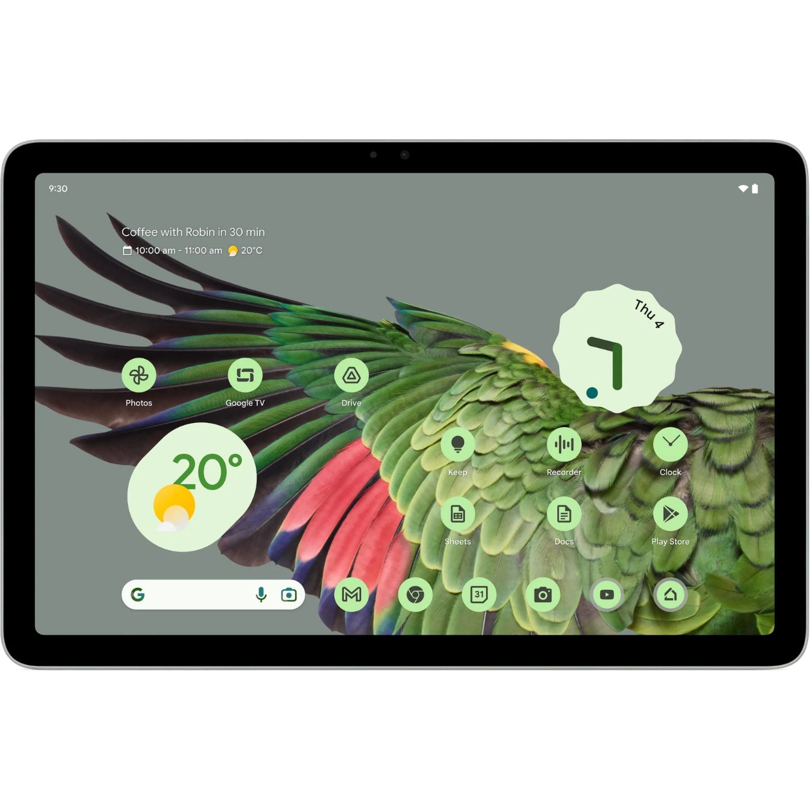 Google Pixel Tablet with Charging Speaker Dock [ 128GB / 8GB RAM - Hazel ]