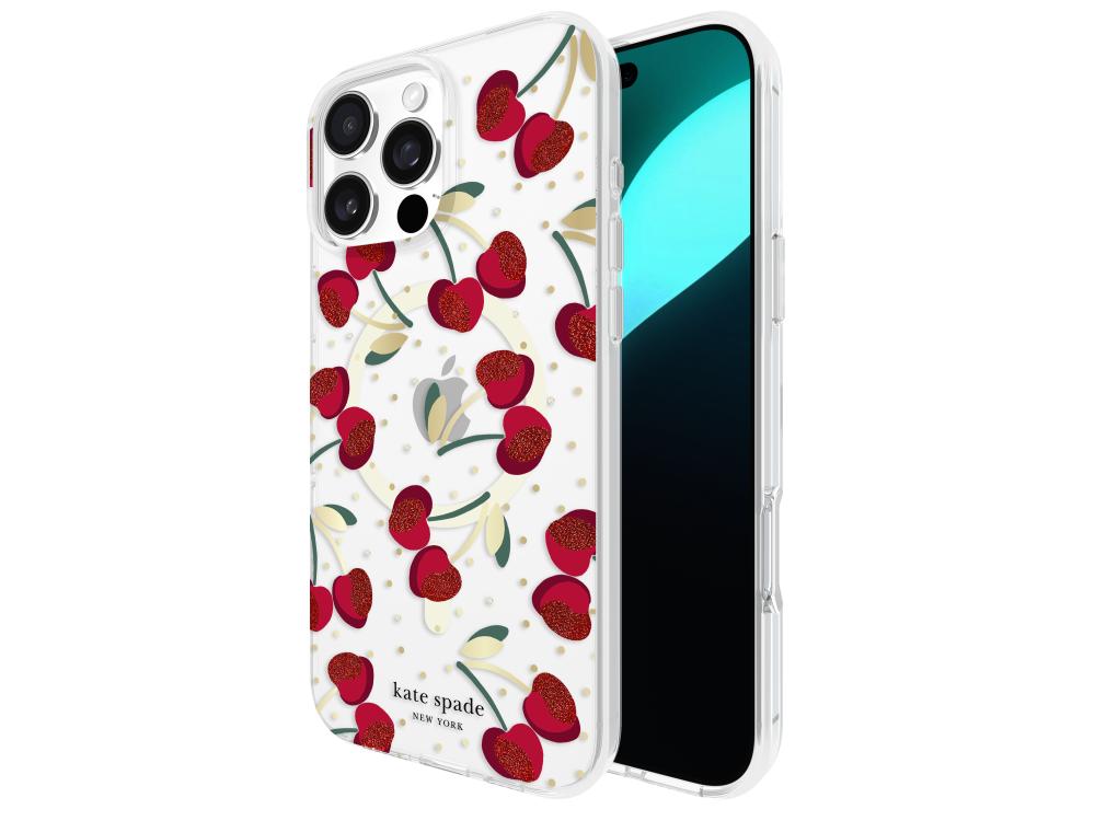 Kate Spade Protective (MS) (RC) - iPh 16 Pro Max - Cherry